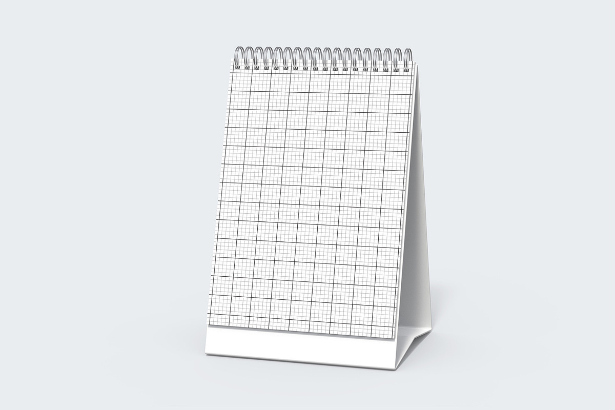 Spiral Desk Calendar Mockup PSD, a Product Mockup by graphypix (Photo 3 of 4)