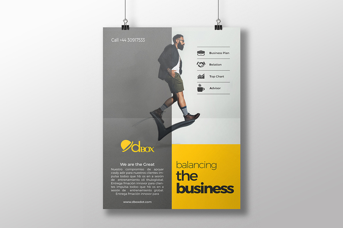 Poster Template, a Flyer Template by artisanHR (Photo 1 of 3)