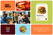 StacknSnack · Food Website Template, a Landing Page Template by Brickclay (Thumbnail 2 of 10)