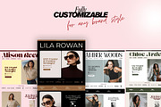 UGC Portfolio Template Canva Website, a Landing Page Template by Digital&Chic (Thumbnail 7 of 7)