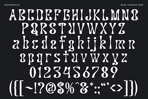 Moonspace Round Display Font