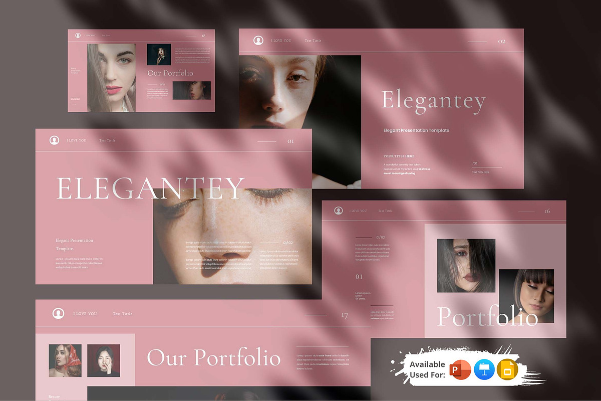 Elegantey Presentation Template, a Presentation Template by Analogous Temp (Photo 1 of 5)