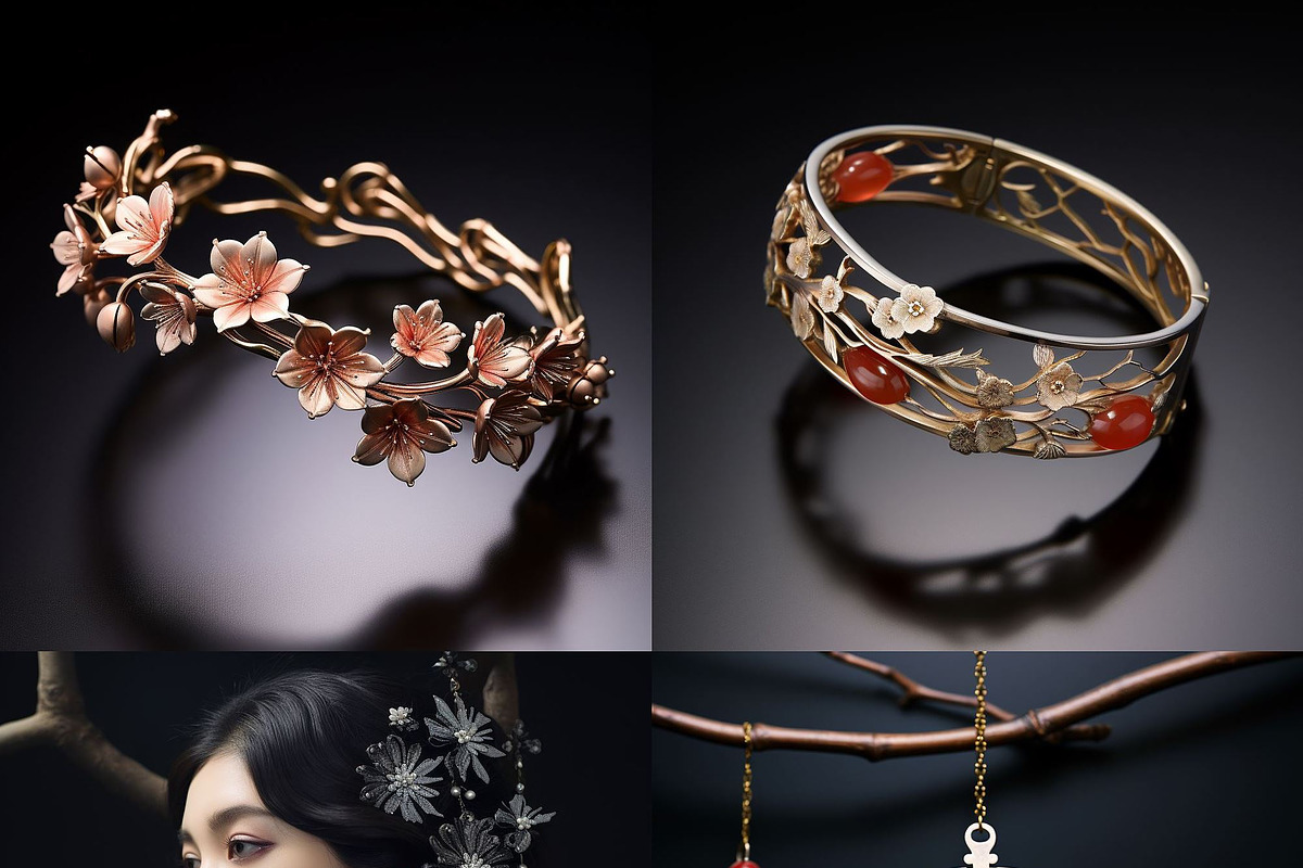 463 Midjourney Prompts for Jewelry, an Object Illustration by Sevenstyles