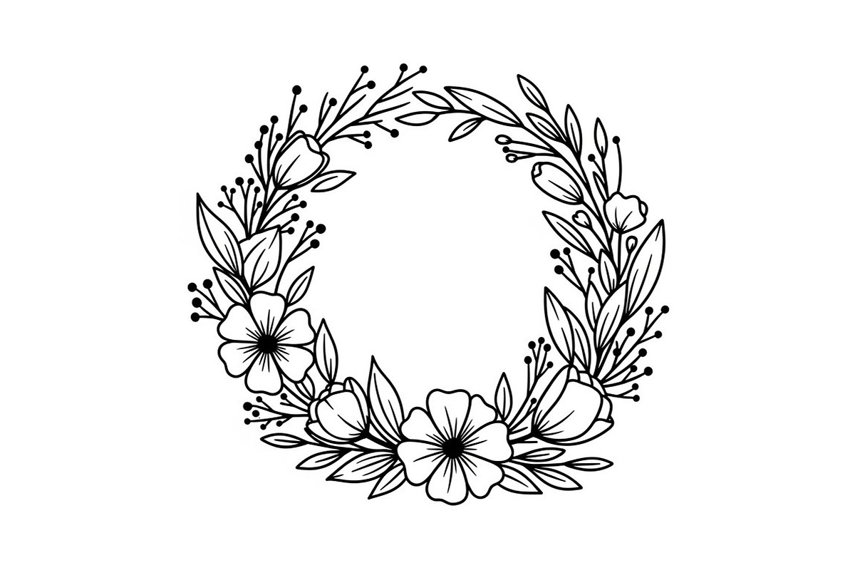 50 Floral Nature Vector Illustration, an Illustration by Gaye Art (Photo 34 of 51)