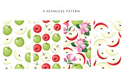 Vector set of  beautiful apples, an Object Graphic by natamastery (Thumbnail 3 of 4)
