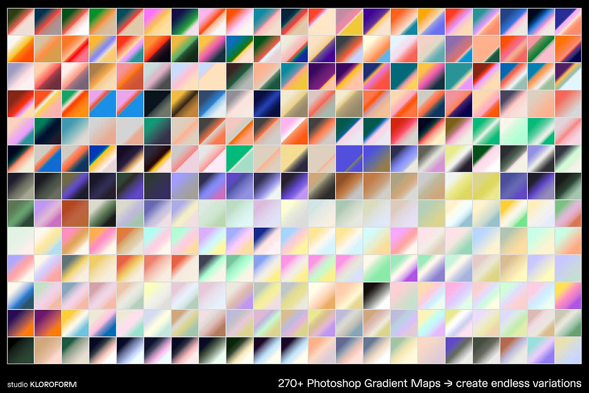 GRADIAL - 200 Radial Gradients, a Background Graphic by kloroform (Photo 4 of 12)