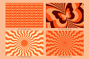 Retro Groovy Backgrounds, a Background Graphic by May Motif (Thumbnail 11 of 20)
