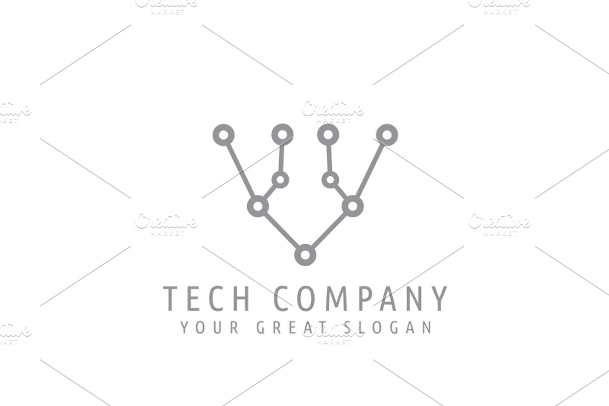 Abstract Technology Company Logo, a Branding & Logo Template by Zlaws (Photo 3 of 5)
