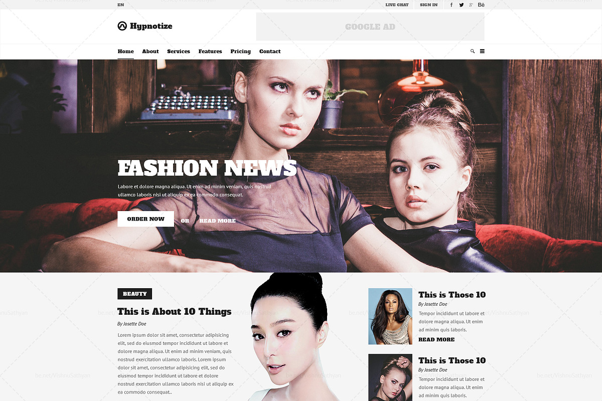 Hypnotize - PSD, an App Template by VishnuSathyan (Photo 5 of 5)