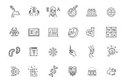 Bioengineering outline Icons, an Outline Icon by Tettygreen (Thumbnail 2 of 2)