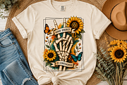 Skeleton Sunflower Png Bundle, an Object Graphic by Daisy Design (Thumbnail 6 of 21)