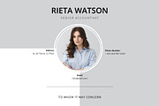 Resume Template, a Resume Template by Peunayah (Thumbnail 6 of 7)