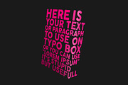 3D Typography PSD Mockup, a Print Template by Sinlatown (Thumbnail 4 of 9)