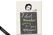 Vintage Retro Advert Women, an Illustration by EvaToth (Thumbnail 2 of 2)
