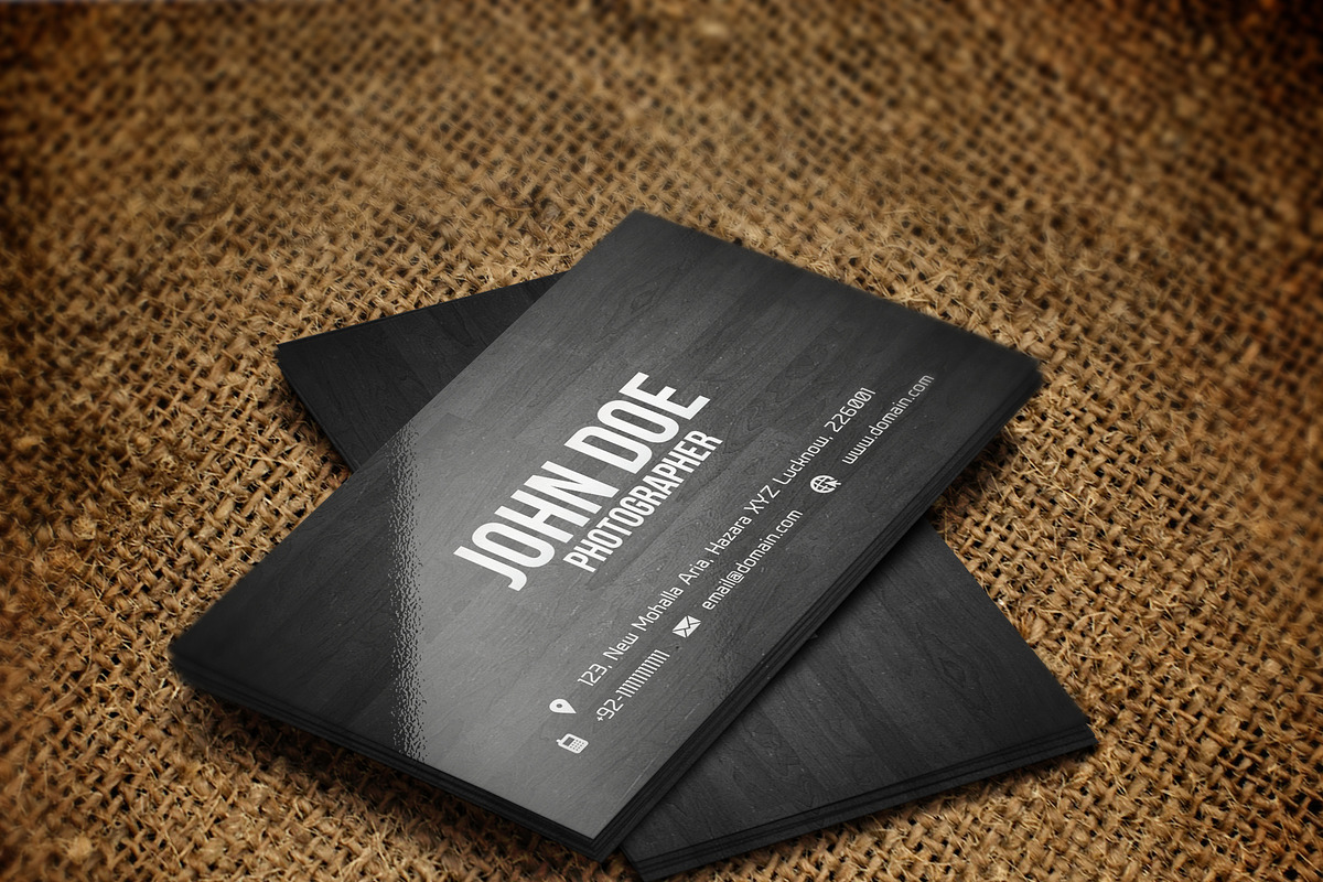 Creative Wooden Business Card, a Business Card Template by Creativetacos (Photo 2 of 3)