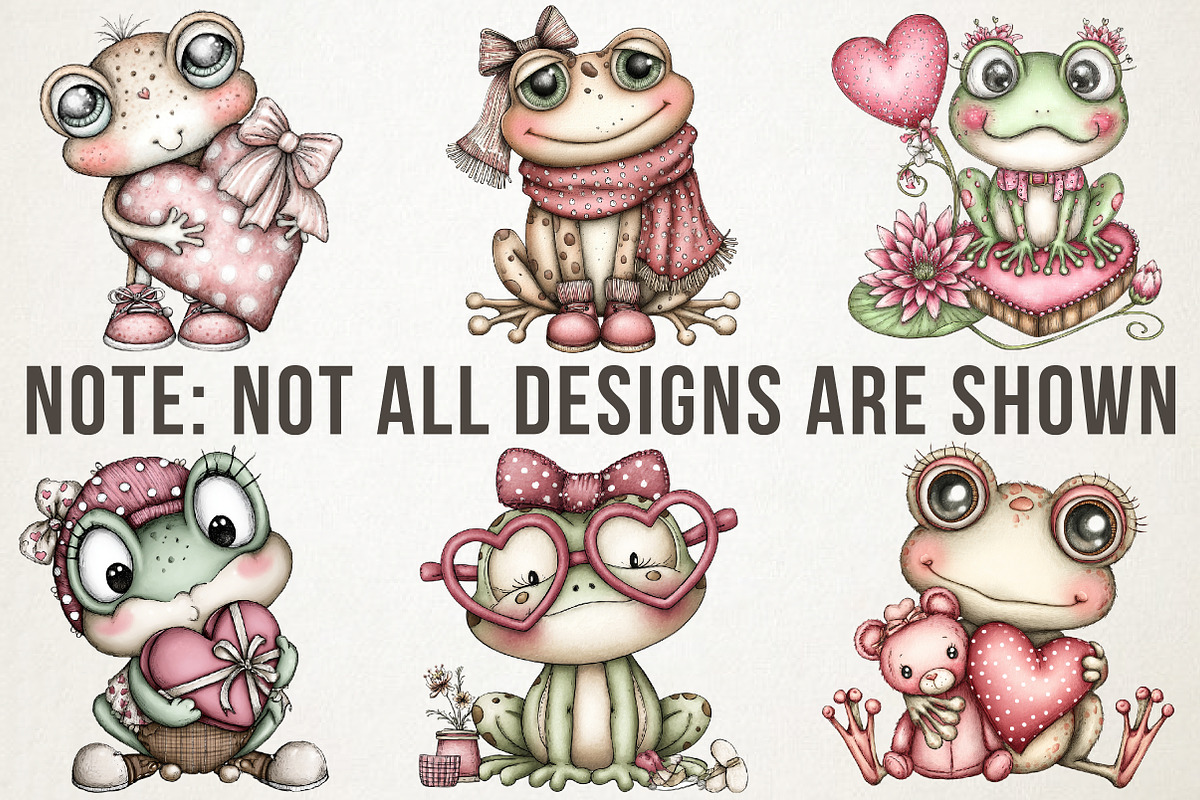Cute Frog Love Day Clipart, an Illustration by RobertsArt (Photo 7 of 7)