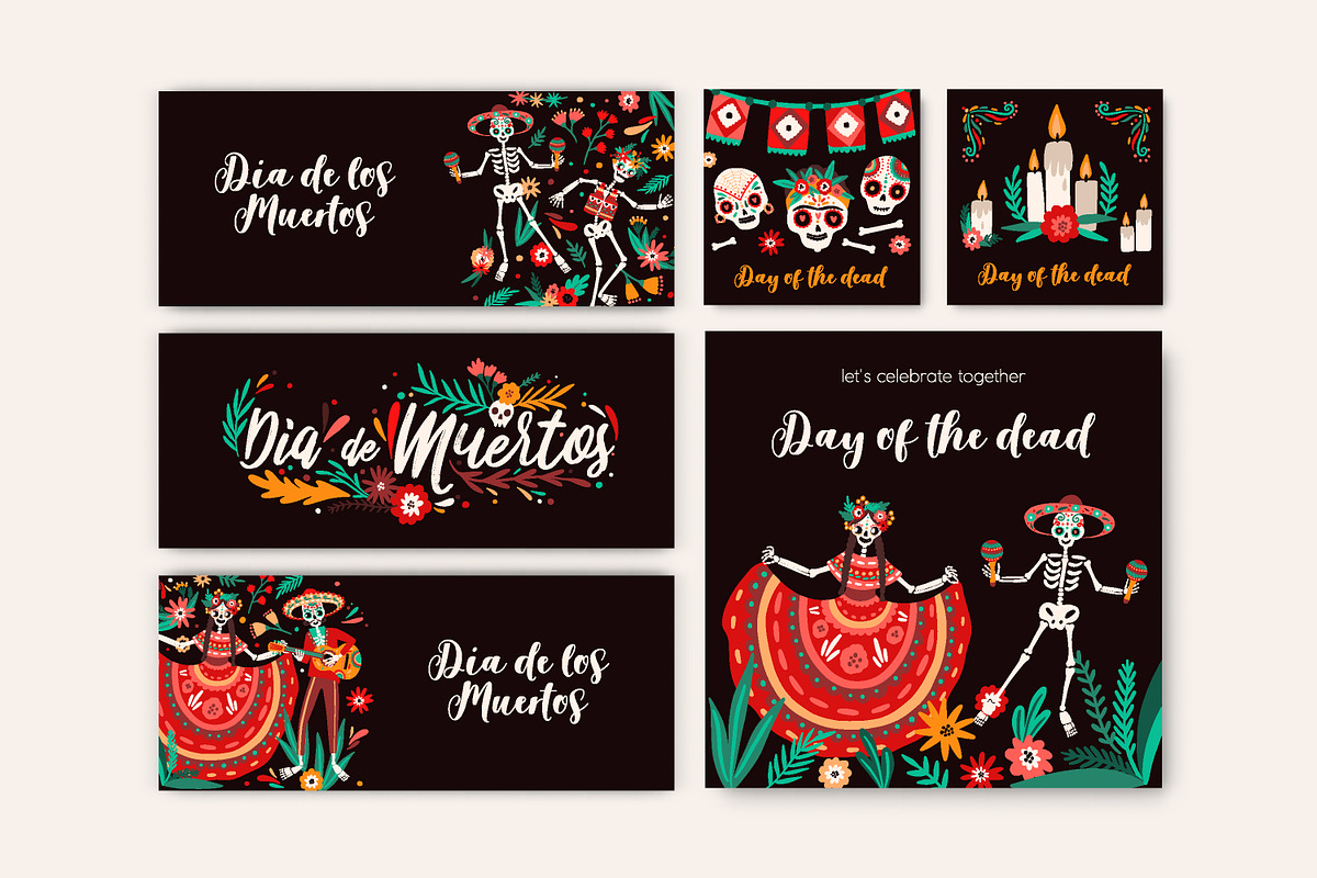 Day of the dead bundle, a Seasonal Illustration by Good Studio (Photo 5 of 13)
