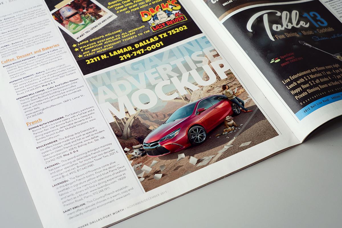 Magazine Advert Mockups v2, a Print Template by 2dsight (Photo 7 of 8)