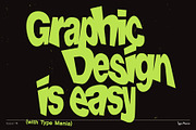 Dazed TM – Warped Font, a Sans Serif Font by Type Mania (Thumbnail 12 of 12)