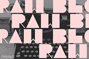 Bold Elegant Retro Font - Raw Blocks, a Font by CreativeFolks (Thumbnail 1 of 13)