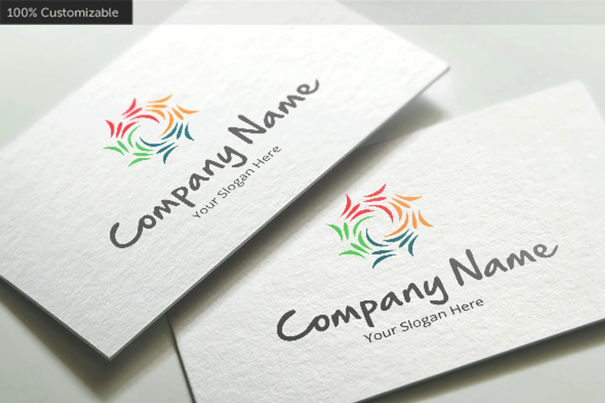 Colored Sun Logo Template, a Branding & Logo Template by LogoBuy (Photo 2 of 3)