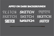 Illustrator Sketch Text Effects, a Layer Style Add-On by Carlos Fernando (Thumbnail 5 of 15)