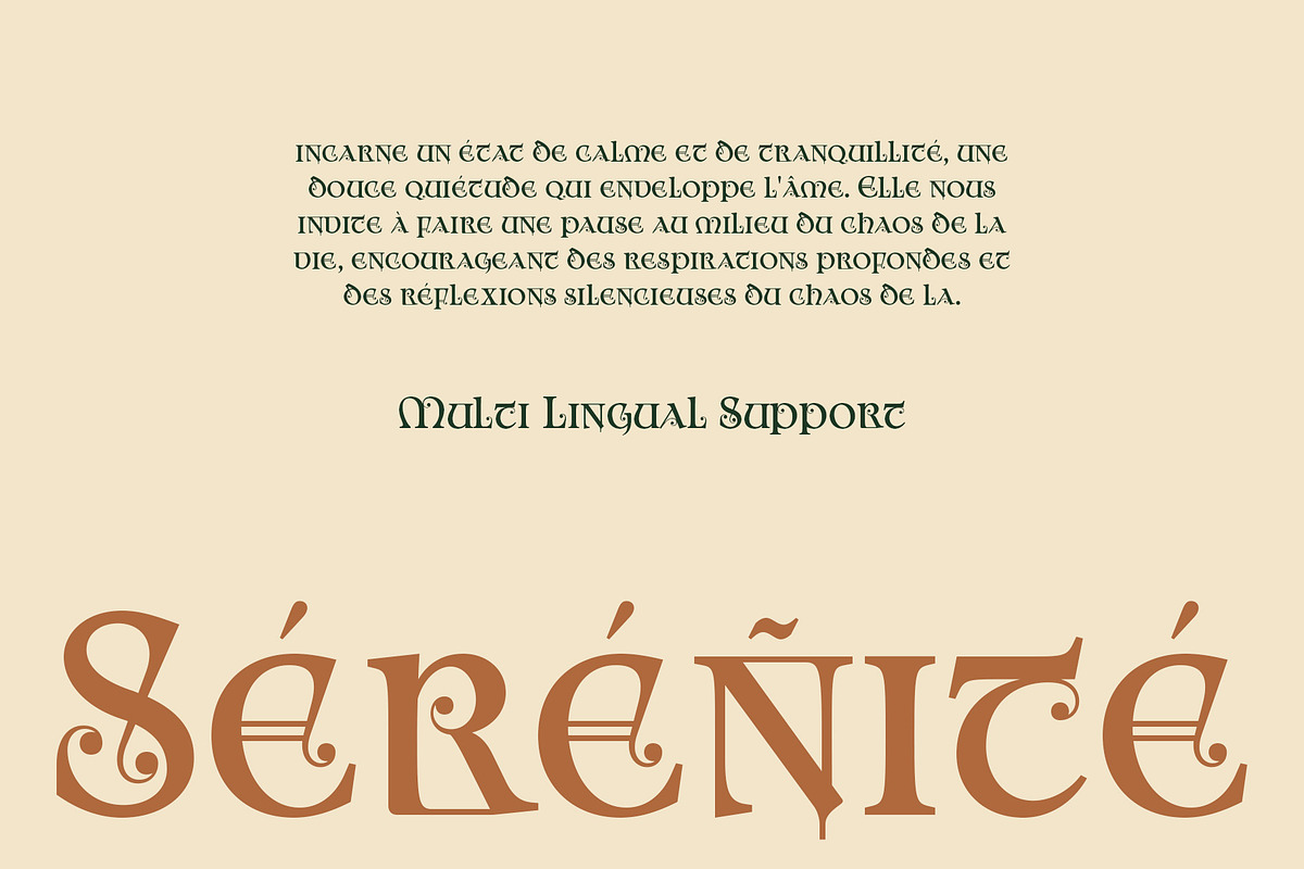 CS Lizbeth – Uncial Font, a Sans Serif Font by Craft Supply Co. (Photo 6 of 8)