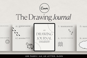 The Drawing Journal Canva Template