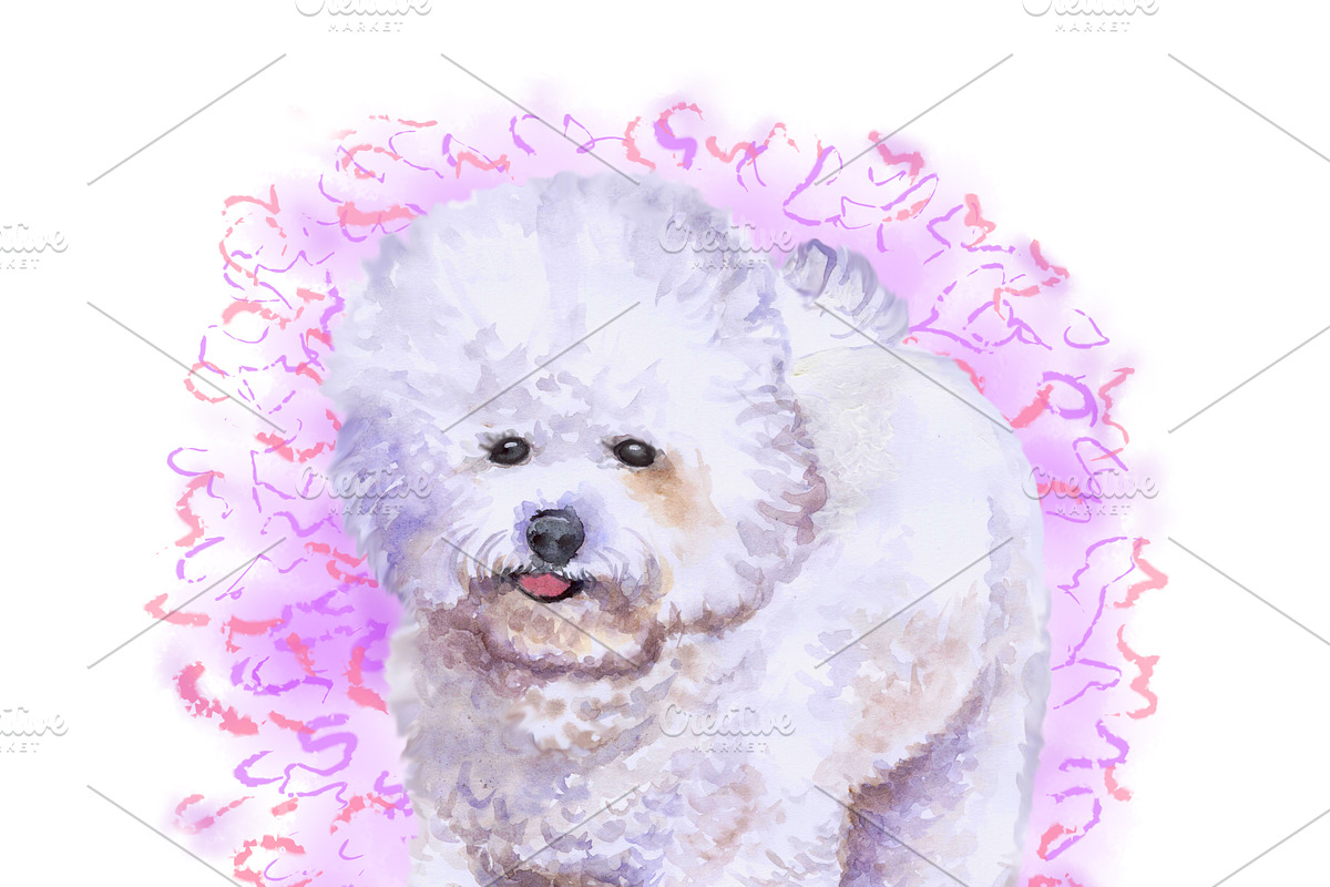 Watercolor Dogs Mega Big Bundle, an Illustration by Dneprstock (Photo 8 of 60)