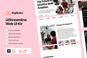 UIStreamline - Web Responsive UI Kit, an UI Kit Template by Digibulbo (Thumbnail 1 of 6)