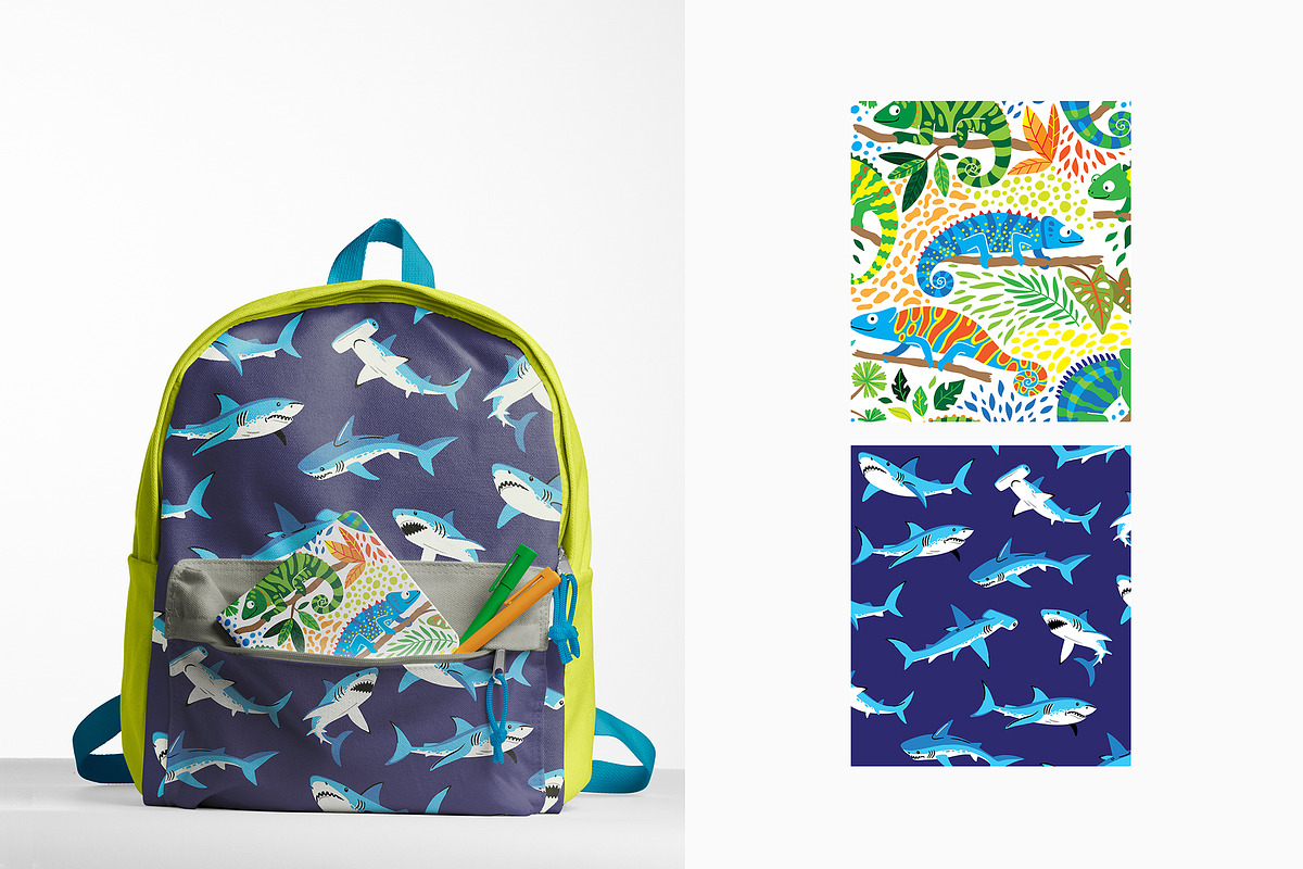 Colorful kids patterns, a Pattern Graphic by artnLera (Photo 4 of 6)