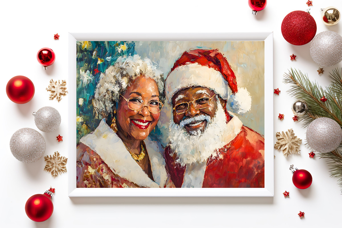 Black Father and Mother of Xmas Art, a Holiday Photo by PrintablesByFranklyn (Photo 8 of 9)