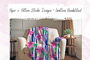 Vertical Flower Seamless, a Pattern Graphic by Paper & Pattern Studio (Thumbnail 5 of 9)