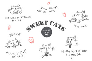 Gentle Mood Set, an Illustration by Anastasiya Klempach