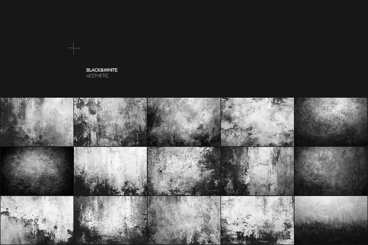 Grunge Black&White Textures, a Texture Graphic by Milka (Photo 6 of 11)