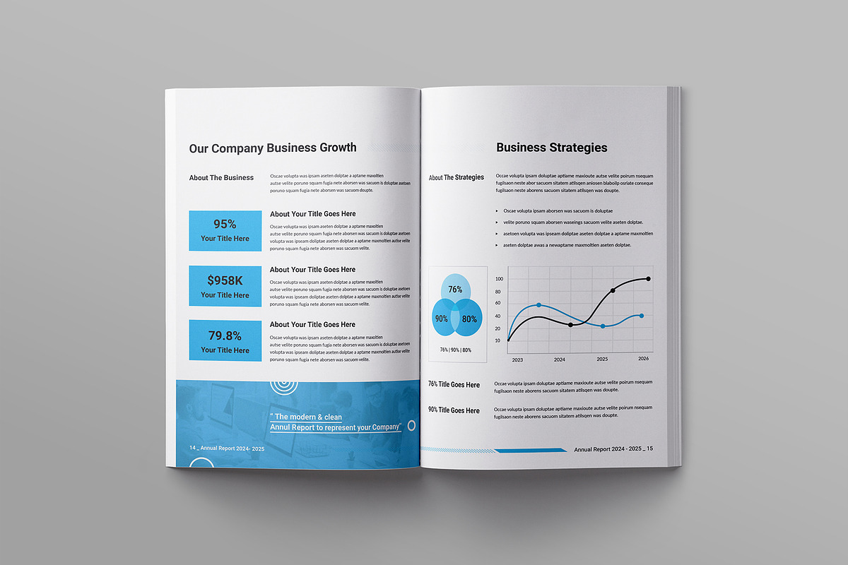 Annual Report Template preview 6