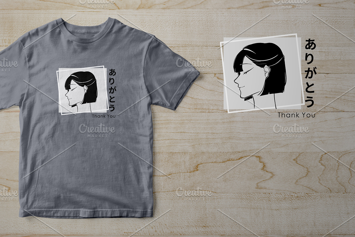 Manga Japanese Comic T-Shirt Design, an Illustration by vectstudio (Photo 2 of 4)