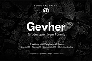 Gevher Grotesque, a Sans Serif Font by Hurufatfont (Thumbnail 1 of 13)