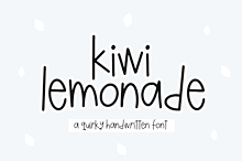 Kiwi Lemonade | Handwritten Font