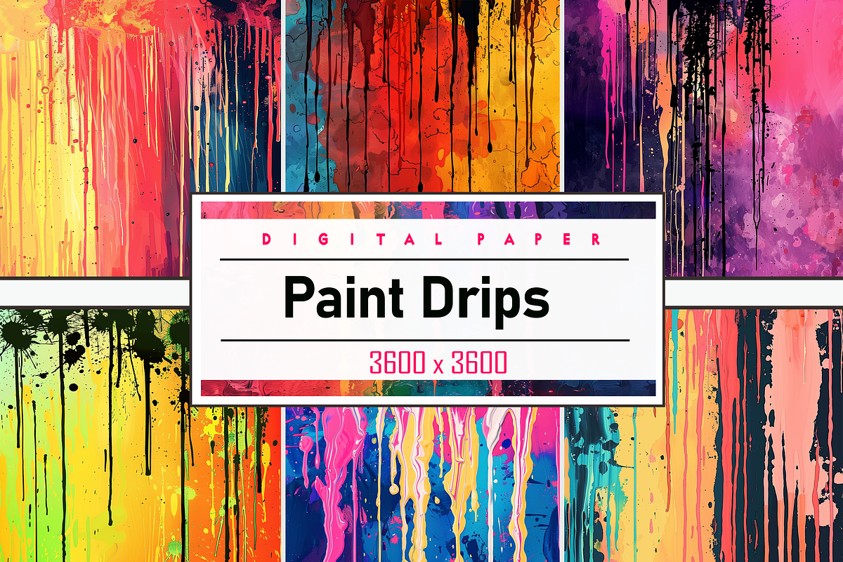 Paint Drips Pattern