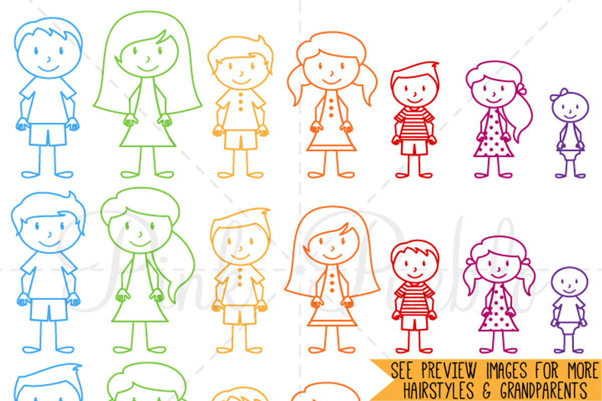 Stick Figure Photoshop Brushes preview 3