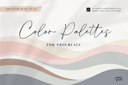 Procreate Color Palette Bundle, a Palette Add-On by Point and Poem