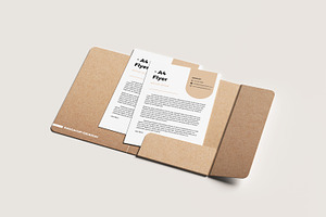 Flyer Folder Mockup