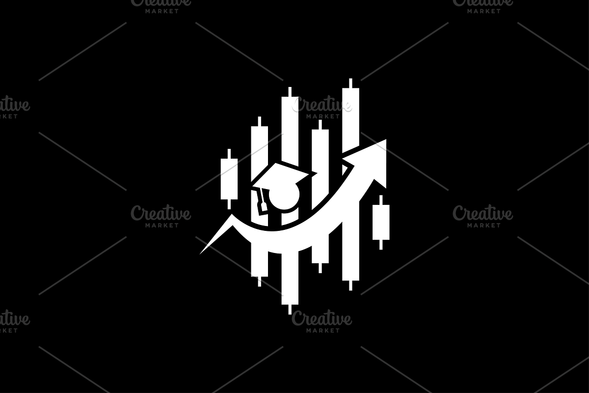 Trading Education Icon Logo, a Branding & Logo Template by Advateik ™ (Photo 3 of 3)