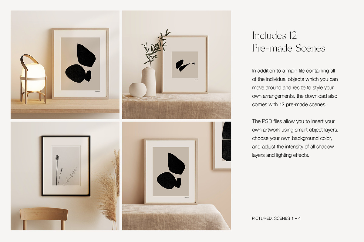 Dwell: Frame Mockup Scene Creator, a Product Mockup by October November (Photo 2 of 9)