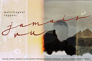 RestlessLine Fine Handwritten Script, a Script Font by Struvictory.art (Thumbnail 7 of 9)