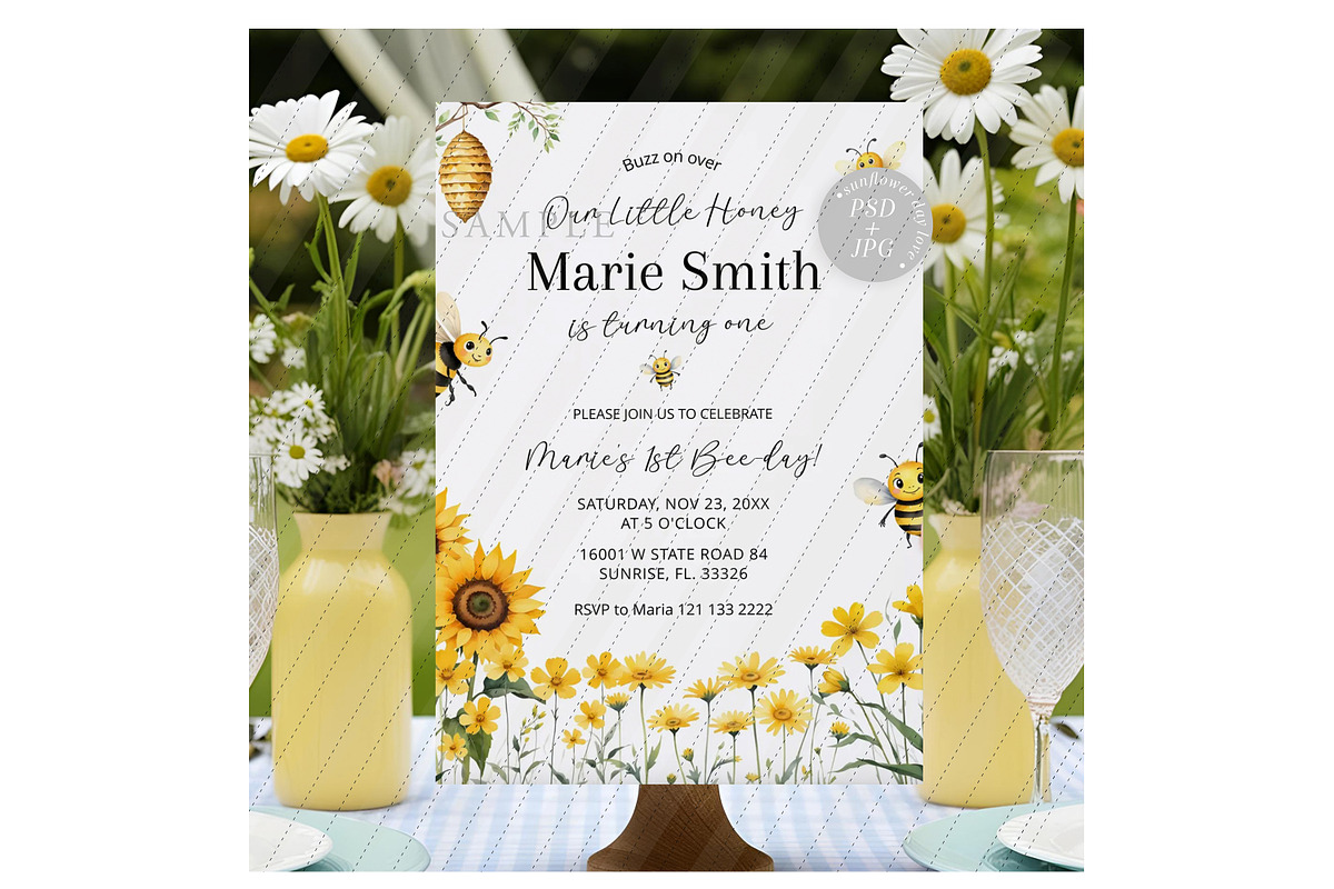 Daisy Floral Summer Mockup, a Mockup by Sunflower Day Love (Photo 2 of 3)