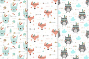Baby Patterns! Cute Indians!, a Pattern Graphic by Irene_Boiko_ART (Thumbnail 4 of 11)