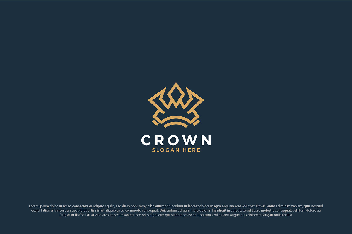 Crown Logo Template, a Branding & Logo Template by Jaysx1 (Photo 1 of 3)
