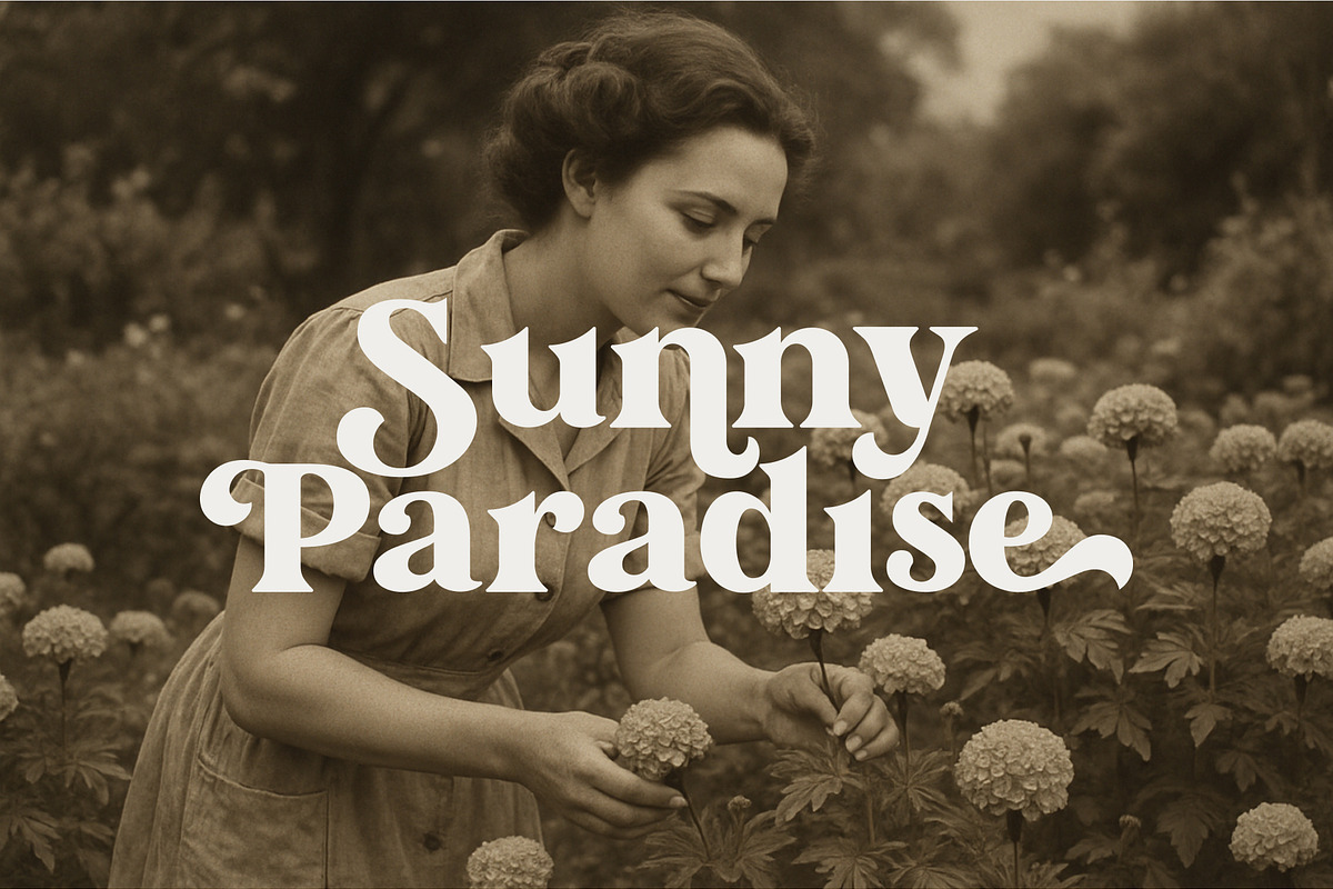 Marigold Magic: Vintage Serif Font, a Serif Font by Helotype (Photo 7 of 8)